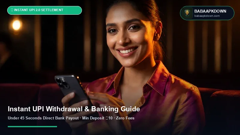 Babaapkdown Instant UPI Withdrawal & ₹10 INR Deposit Tutorial